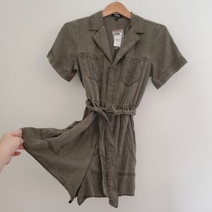 NWT cargo style romper